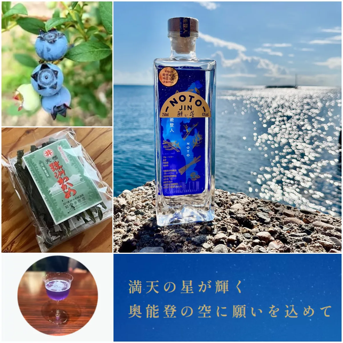 災害復興の願いを紡ぐ】奥能登のクラフトジン『願い星』がもたらす豊か