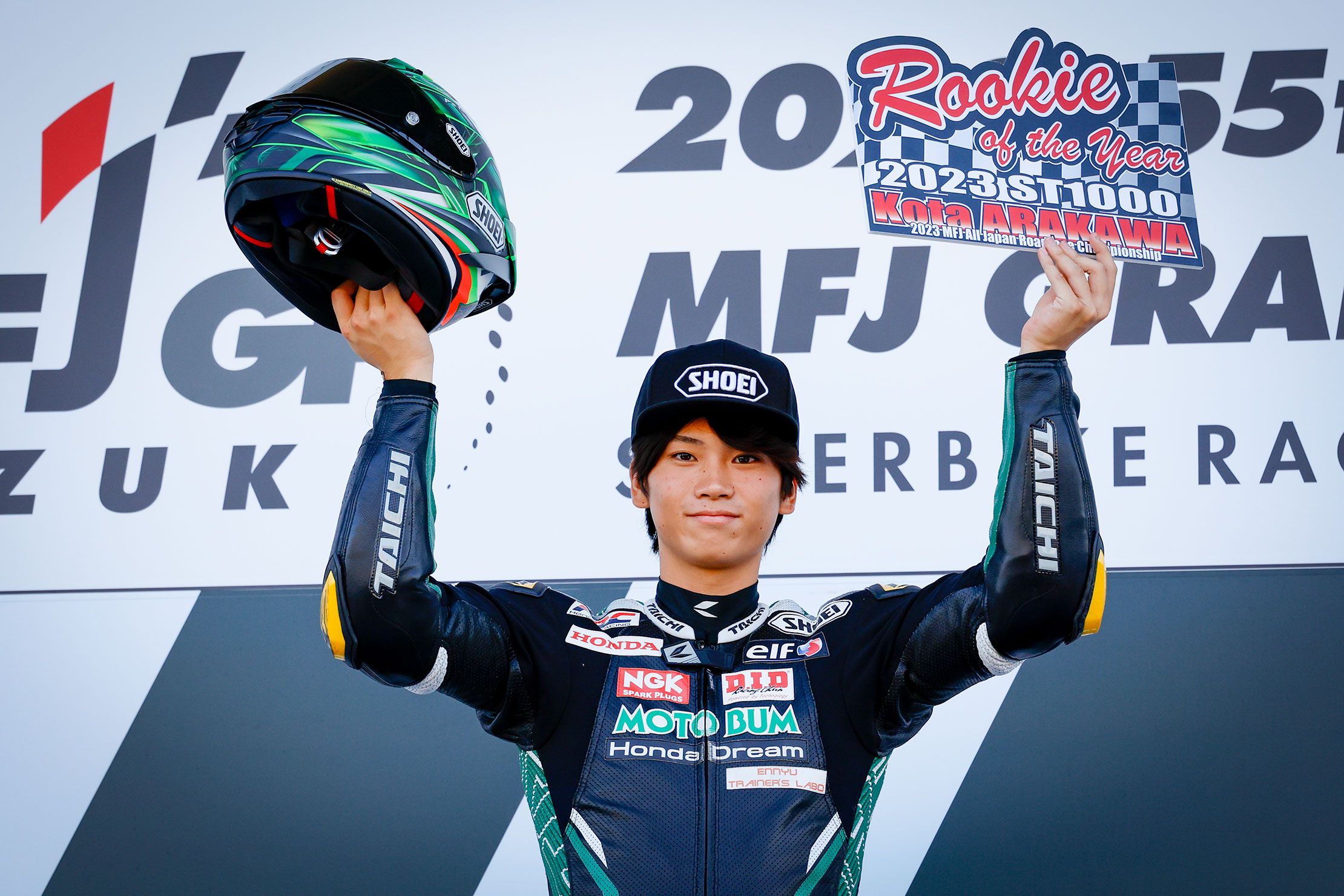 荒川晃大選手は2024年も引き続きMOTOBUM HONDAでST1000クラスに出場