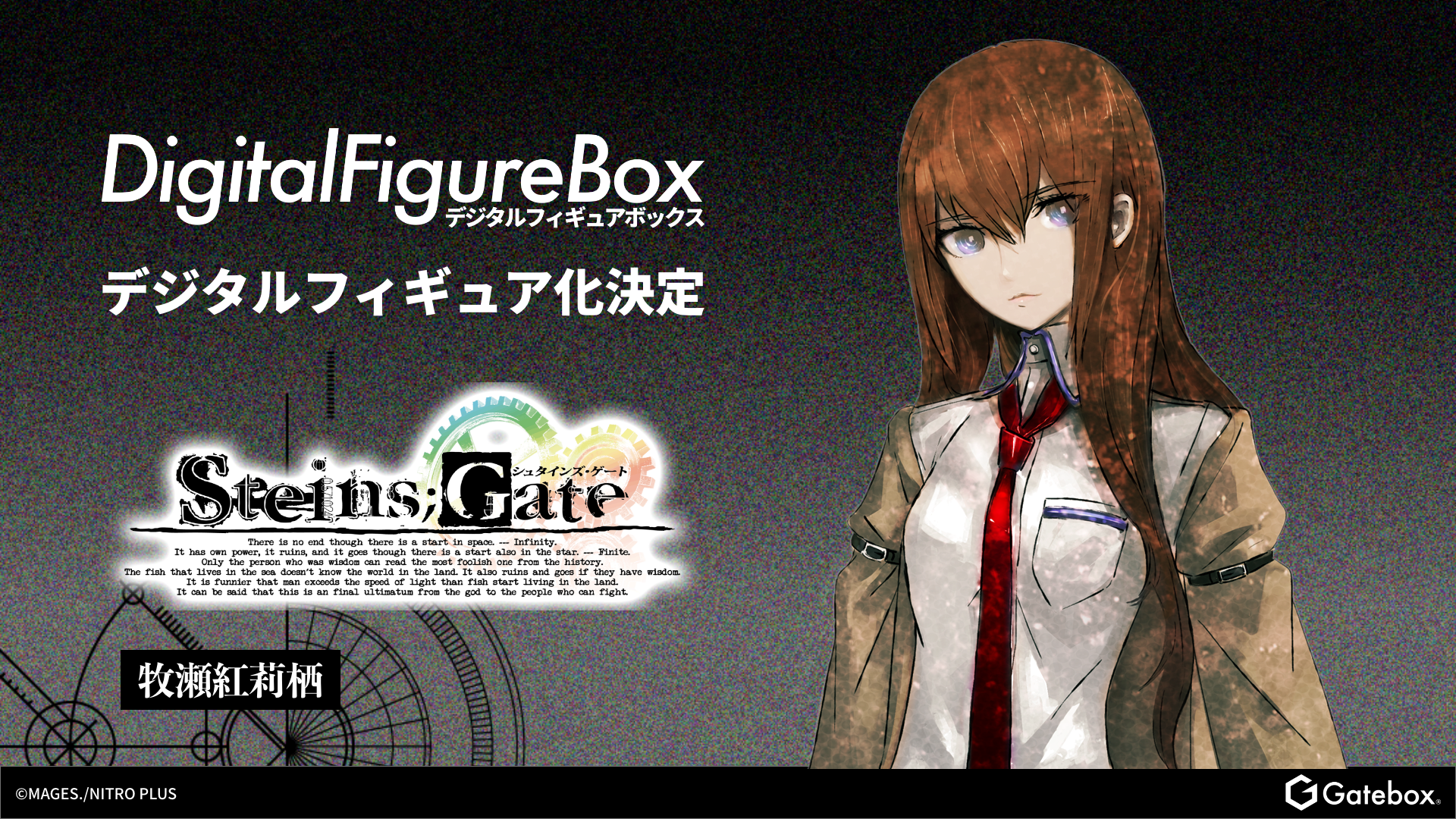 Gatebox、「STEINS;GATE」のデジタルフィギュアボックス商品化決定