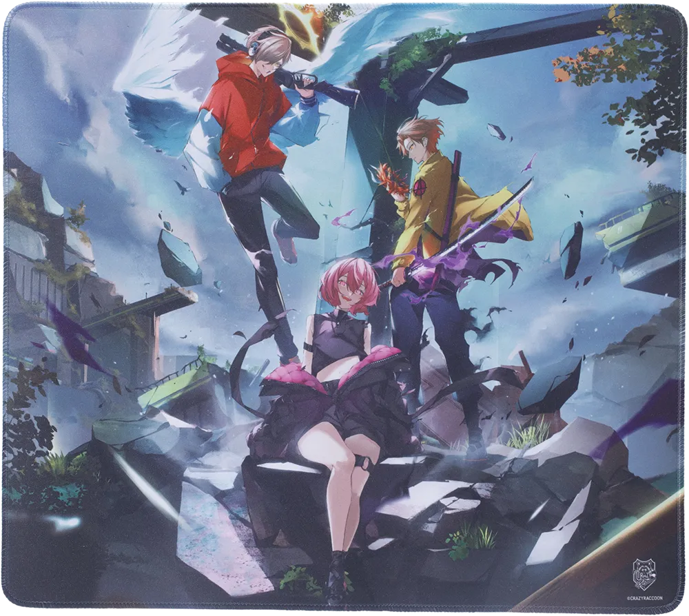 公式】Crazy Raccoon MOUSEPAD - クレイジーラクーンのオリジナル