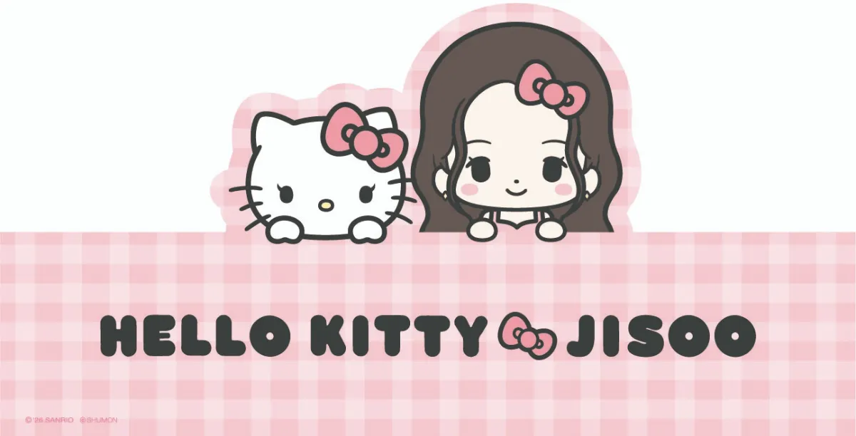 日本初上陸！】JISOOとハローキティのコラボグッズが日本初上陸 2月27