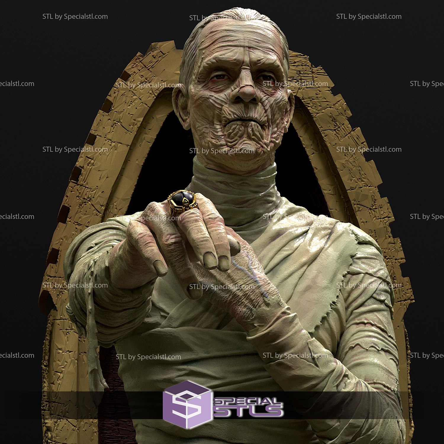 The Mummy 1932 Sculptures 3D Printing | SpecialSTL