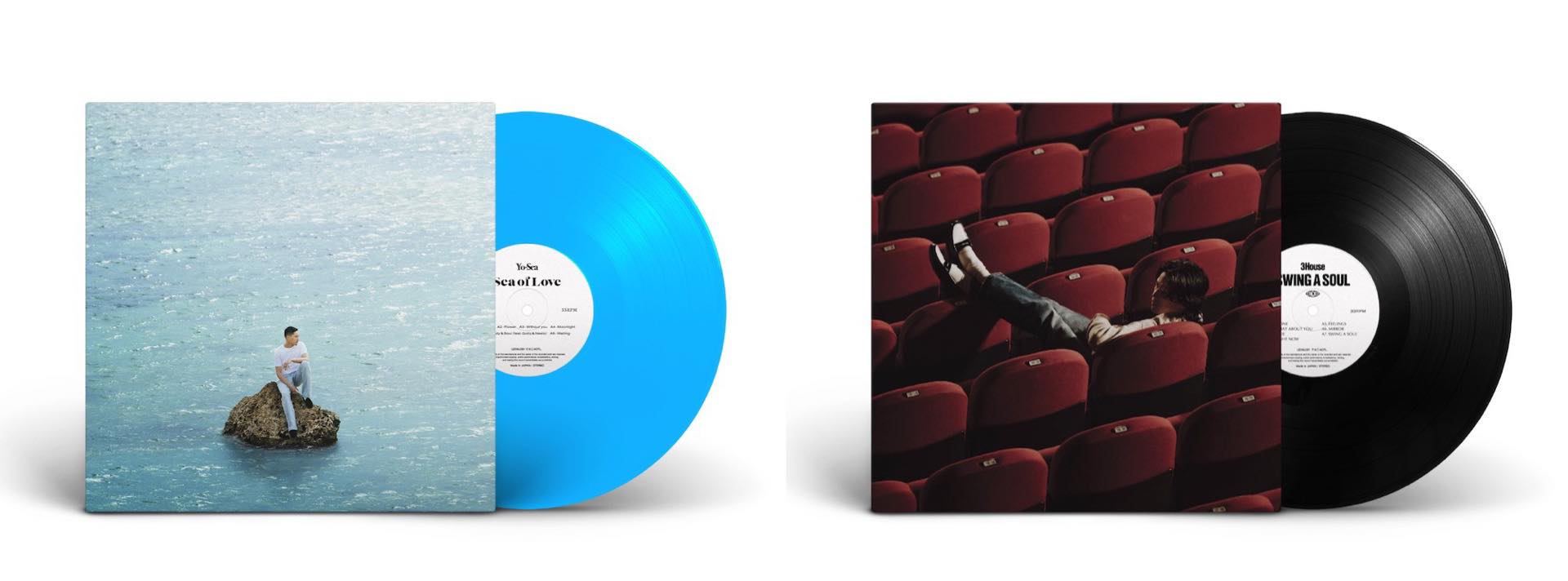 AOTL〉より沖縄出身のシンガー・Yo-Sea & 3Houseの1stアルバムが共にLP