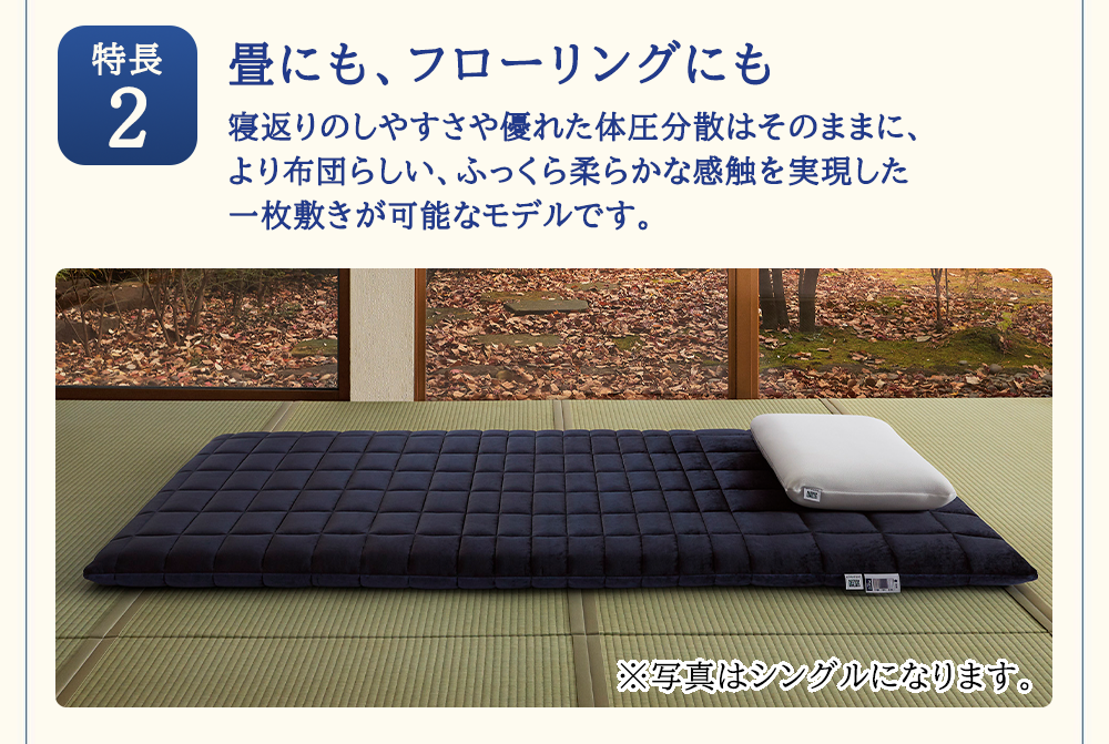 エアウィーヴ 四季布団 和匠・二重奏 ダブル サイズ ふとん 敷布団