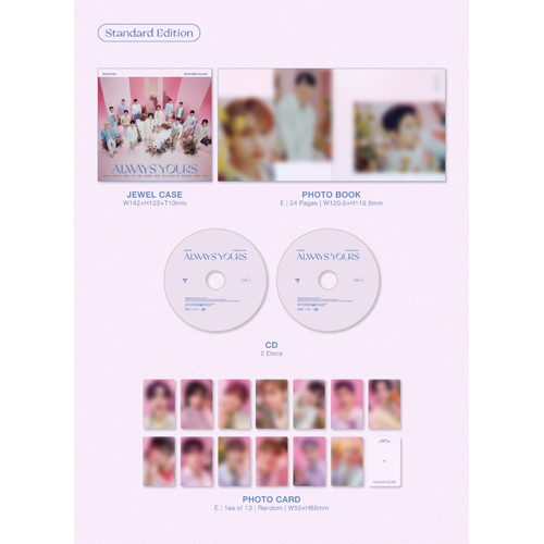 SEVENTEEN JAPAN BEST ALBUM「ALWAYS YOURS」【CD】【+52P PHOTO BOOK