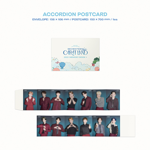 2021 SVT 5TH FAN MEETING 〈SEVENTEEN in CARAT LAND〉 MEMORY BOOK +
