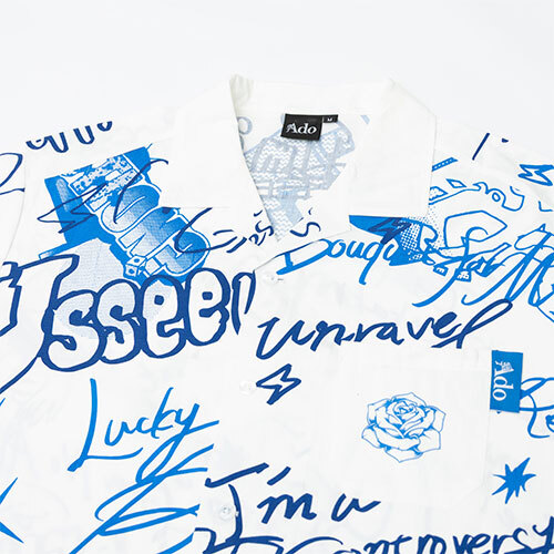 受注販売＞Ado 5th Anniversary POPUP-STORE オープンカラーシャツ
