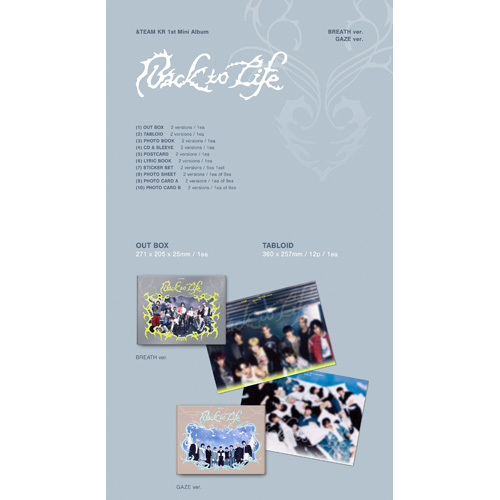 Back to Life【CD】 | &TEAM | UNIVERSAL MUSIC STORE ANNEX