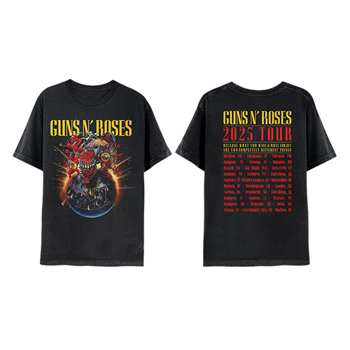 Guns N' Roses Japan 2025 Tour Admat 2025 T-Shirt【グッズ