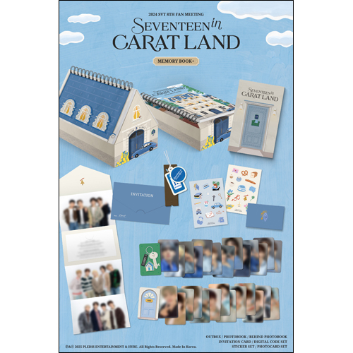 2024 SVT 8TH FAN MEETING 〈SEVENTEEN in CARAT LAND〉MEMORY BOOK+