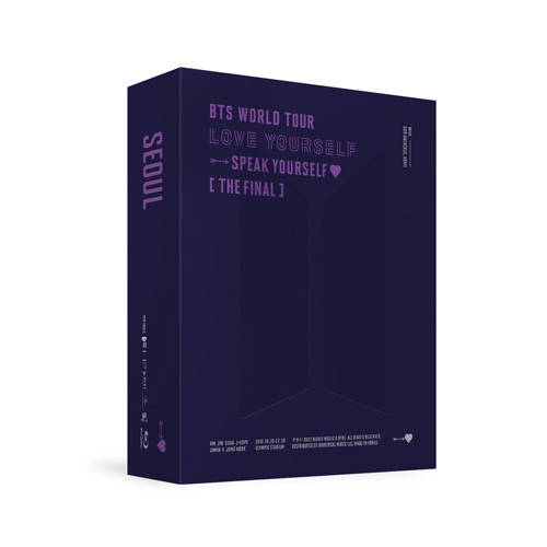 BTS WORLD TOUR 'LOVE YOURSELF : SPEAK YOURSELF' [THE FINAL] Blu