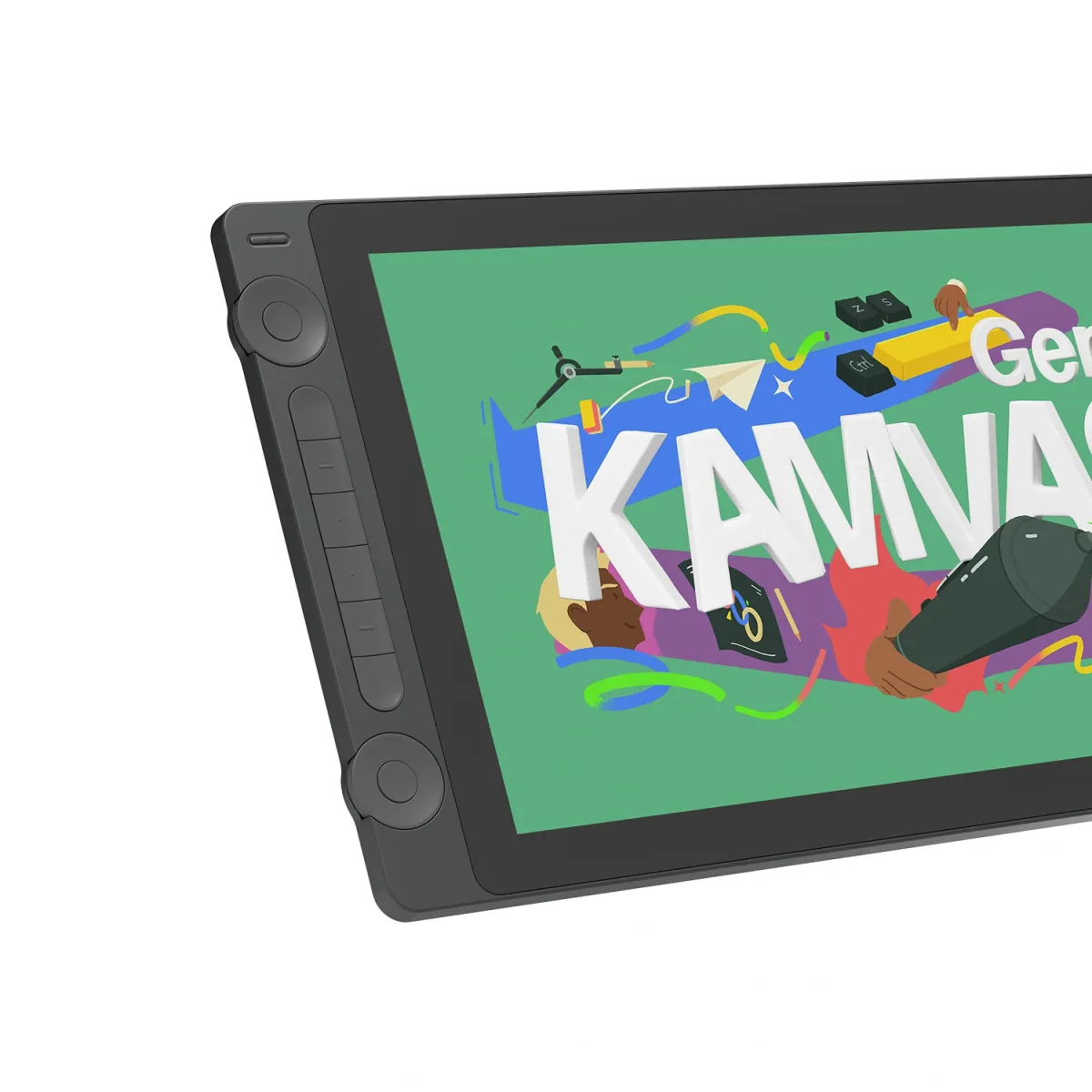 Huion Kamvas 16 (Gen 3) 2.5K Digital Art Tablet with Pen for