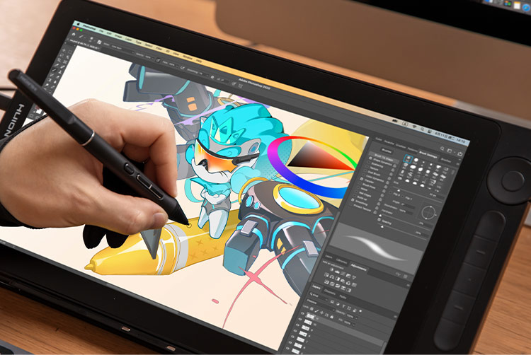 Huion 新型 Kamvas 13 Gen 3 デジタル描画ペンディスプレイ 初心者向け