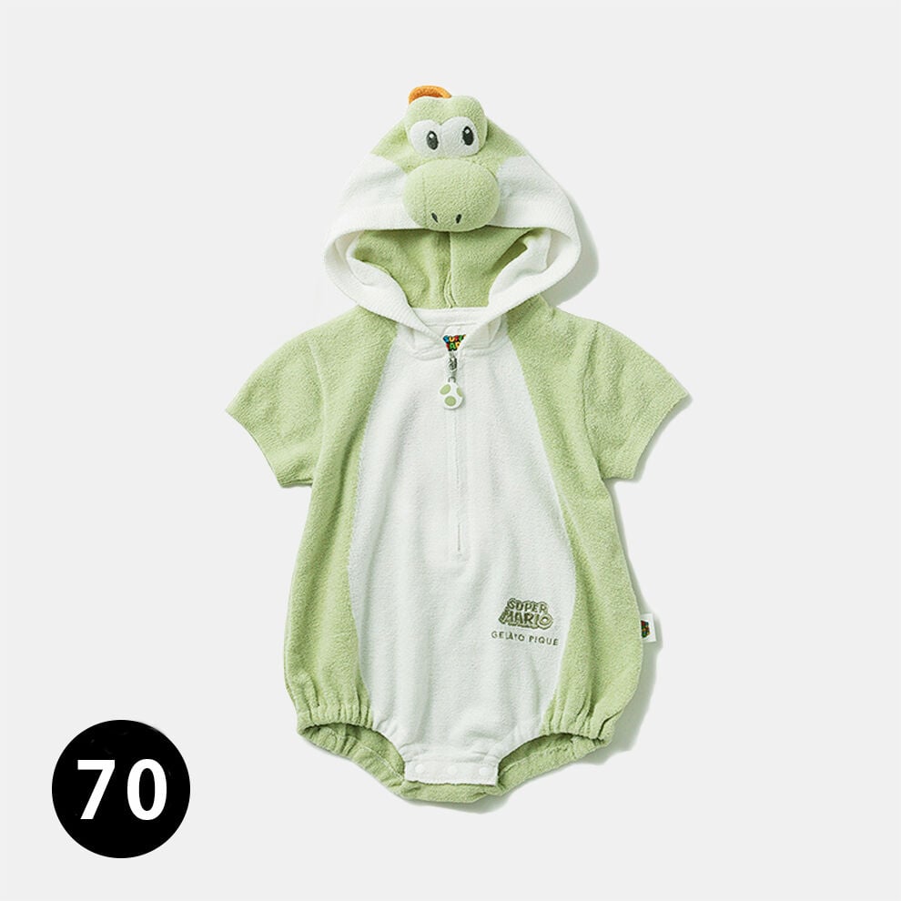 ベビー】ヨッシー ロンパース GRN【SUPER MARIO meets GELATO PIQUE