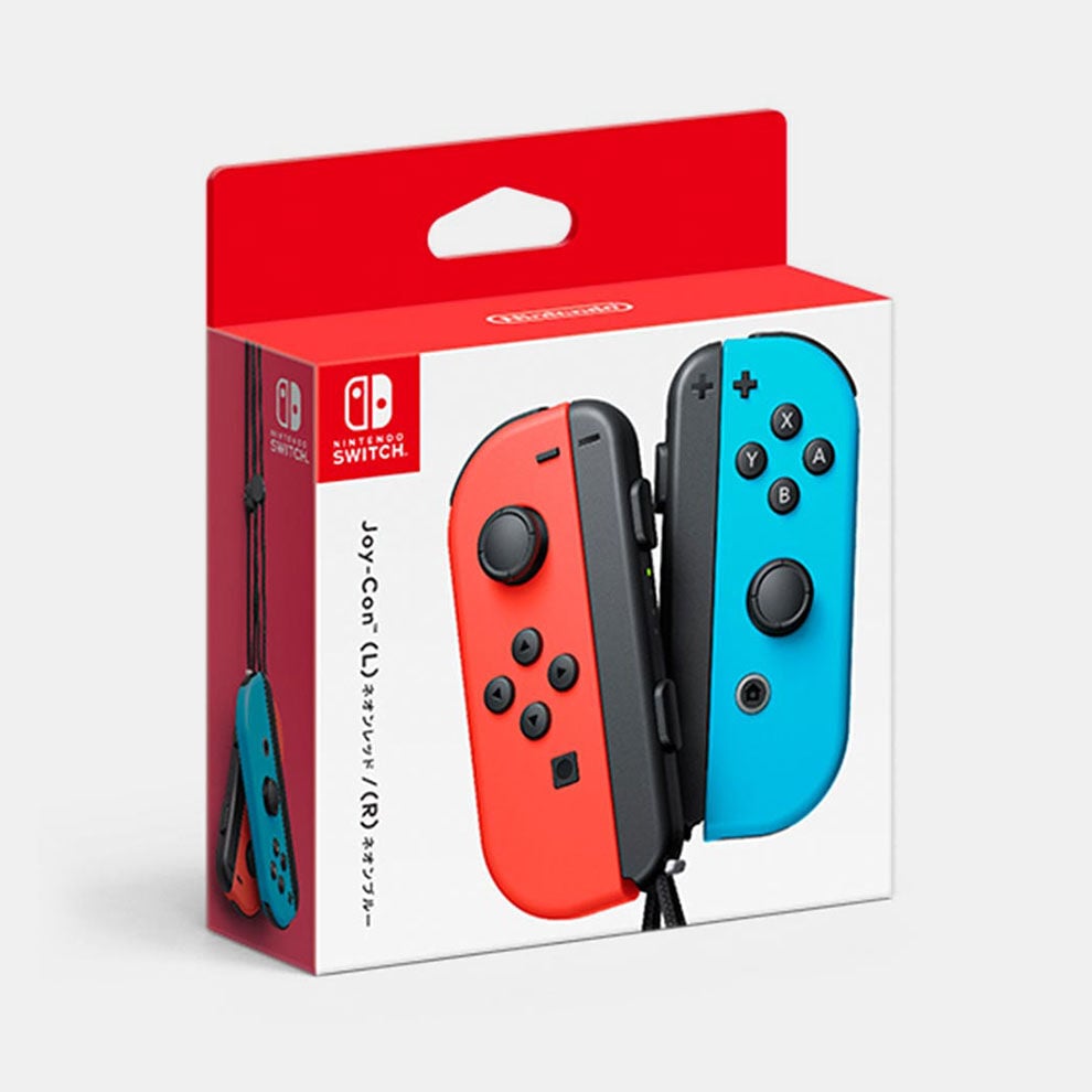 Joy-Con(L) ネオンレッド/(R) ネオンブルー | My Nintendo Store（マイ