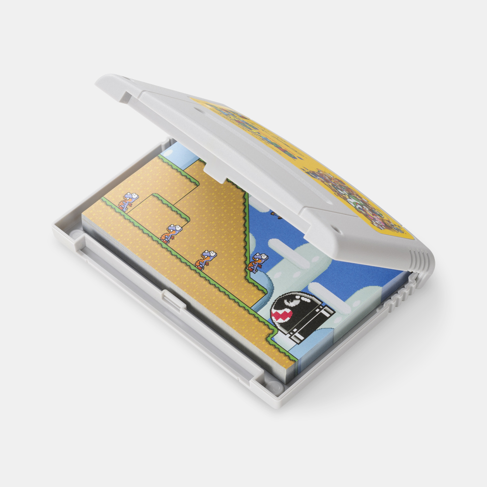カセット型ケース付きメモ スーパーマリオワールド【Nintendo TOKYO