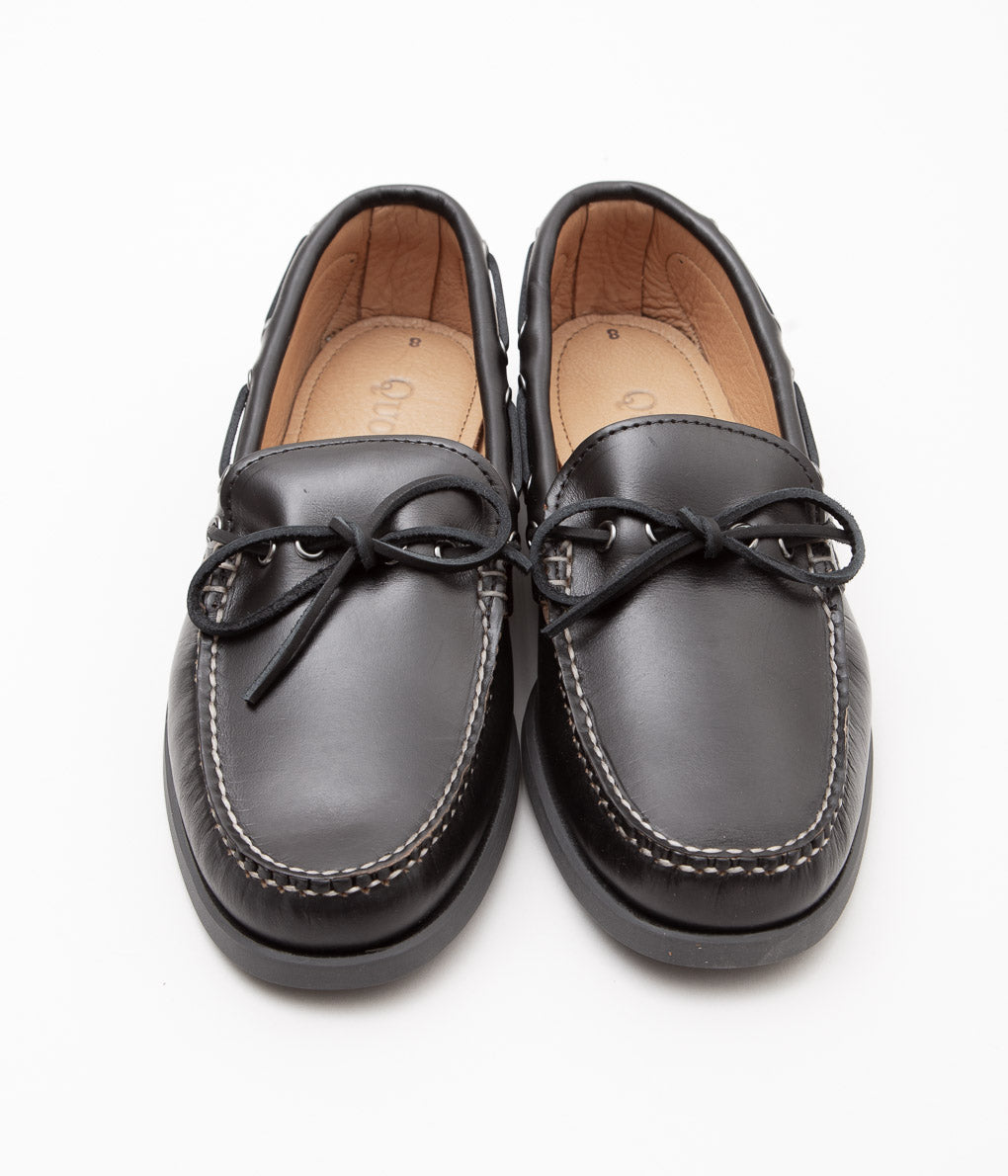 QUODDY TRAIL MOCCASIN ''CANOE SHOE'' (BLACK) – THE STORE BY MAIDENS