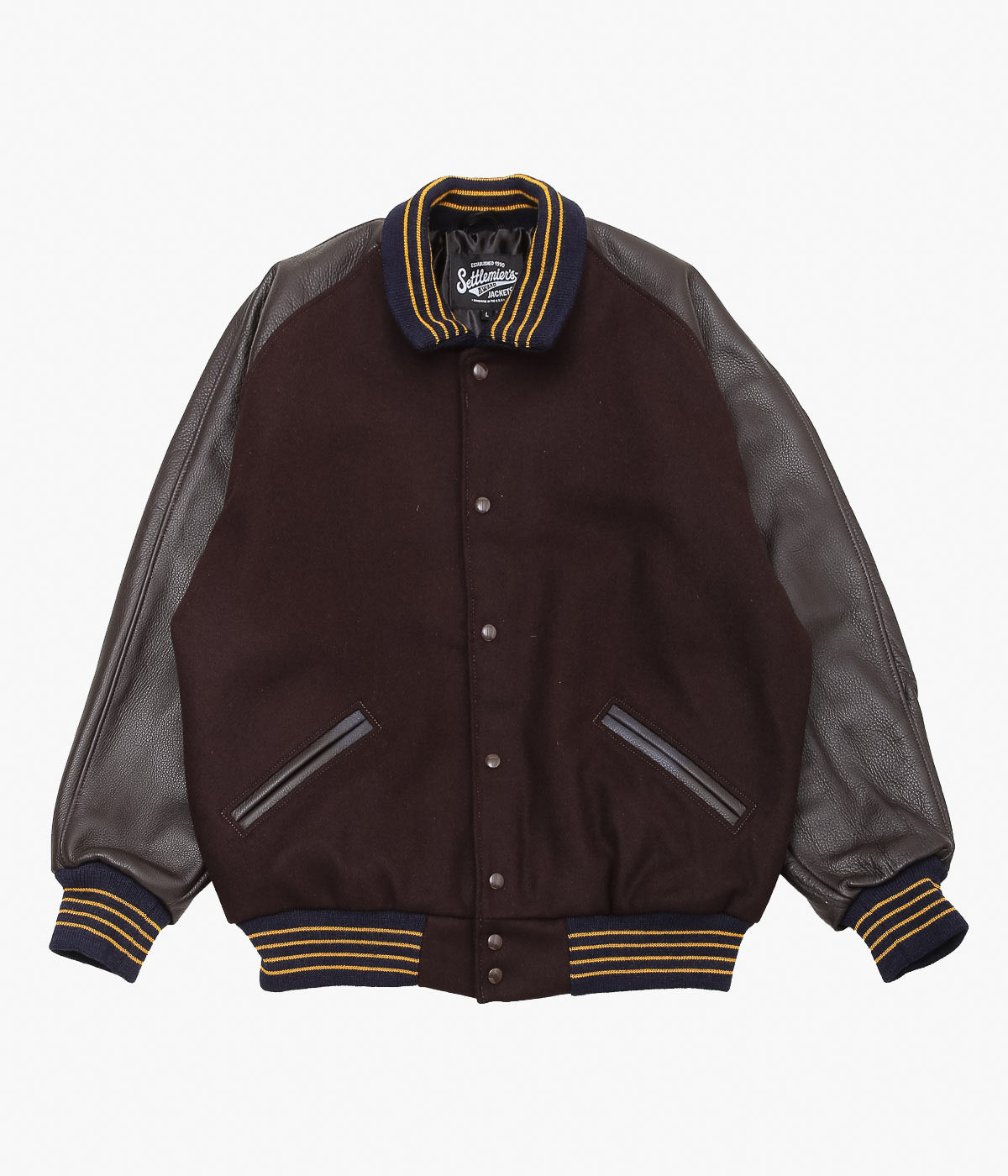 SILLAGE×SETTLEMIER'S ''VARSITY JACKET'' (BROWN) – THE STORE BY MAIDENS