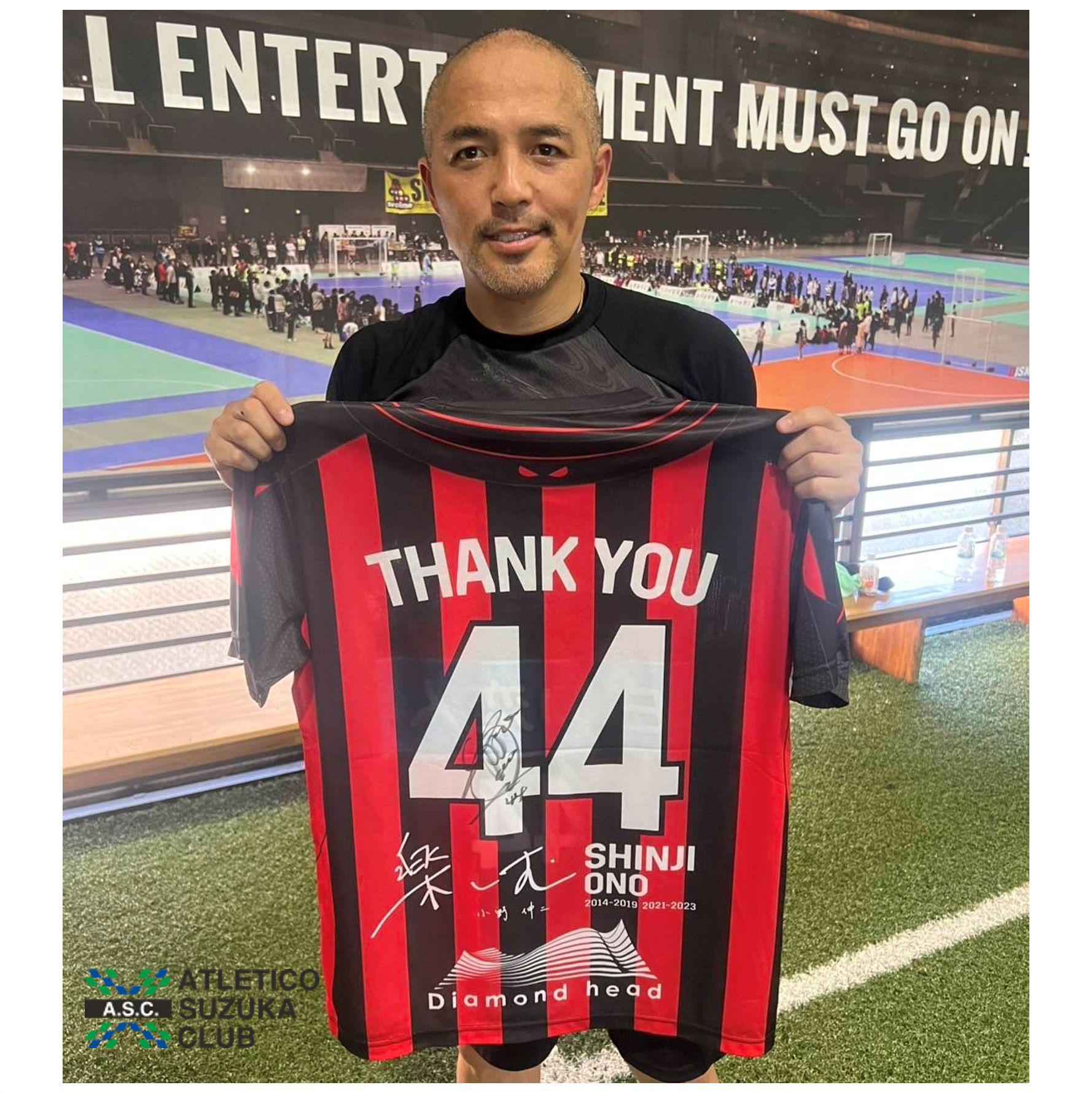 小野 伸二 選手】サイン入りTシャツ - (Jリーグへ、サポーターと選手の