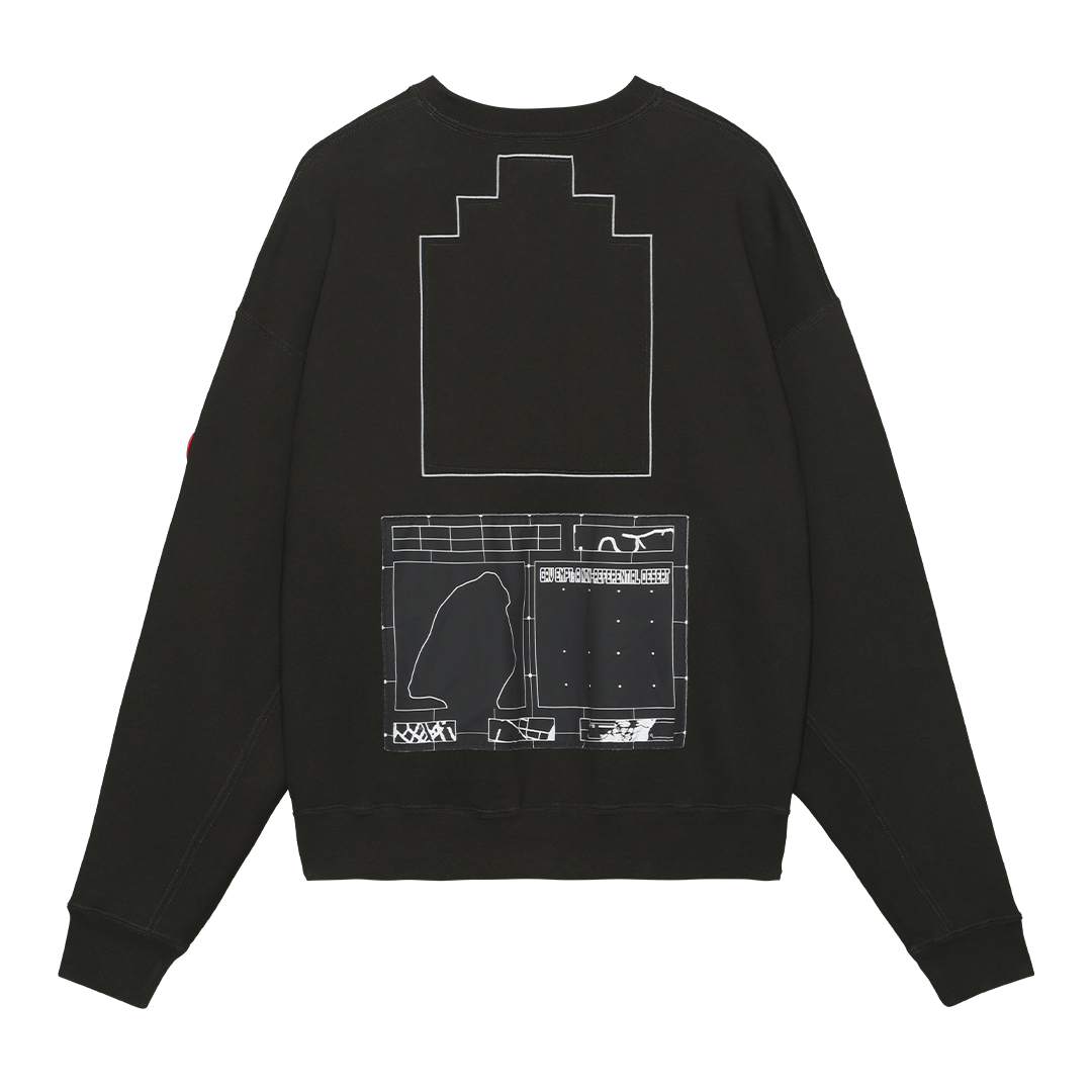 C.E / シーイー | TRAJECTORY CREW NECK - Black | 通販 - 正規取扱店