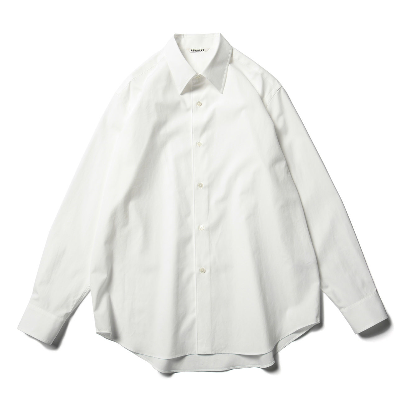 AURALEE / オーラリー | WASHED FINX TWILL SHIRTS (メンズ) - White