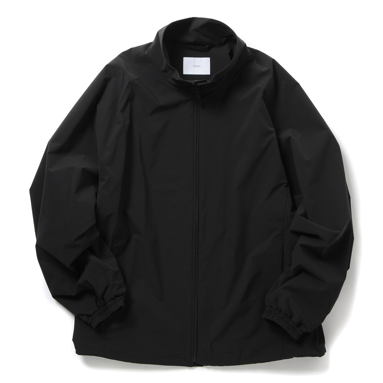 stein / シュタイン | WINDBREAKER STAND COLLAR JACKET - Black