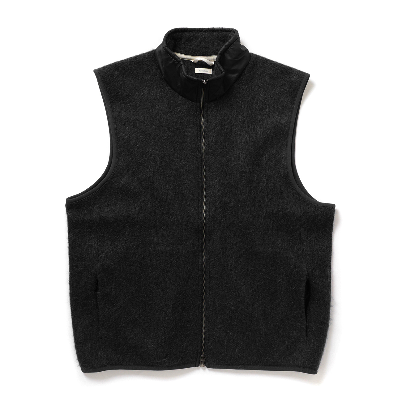 nanamica / ナナミカ | Zip-Up Mohair Vest - Black | 通販 - 正規取扱