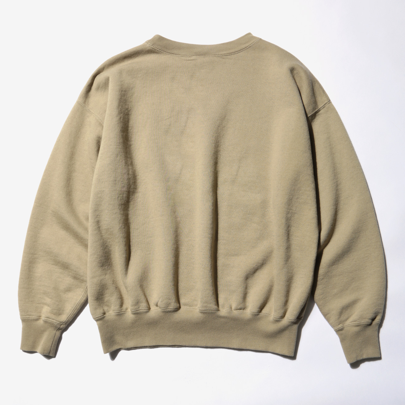 AURALEE / オーラリー | BACK WOOL SWEAT BIG P/O (メンズ) - Beige