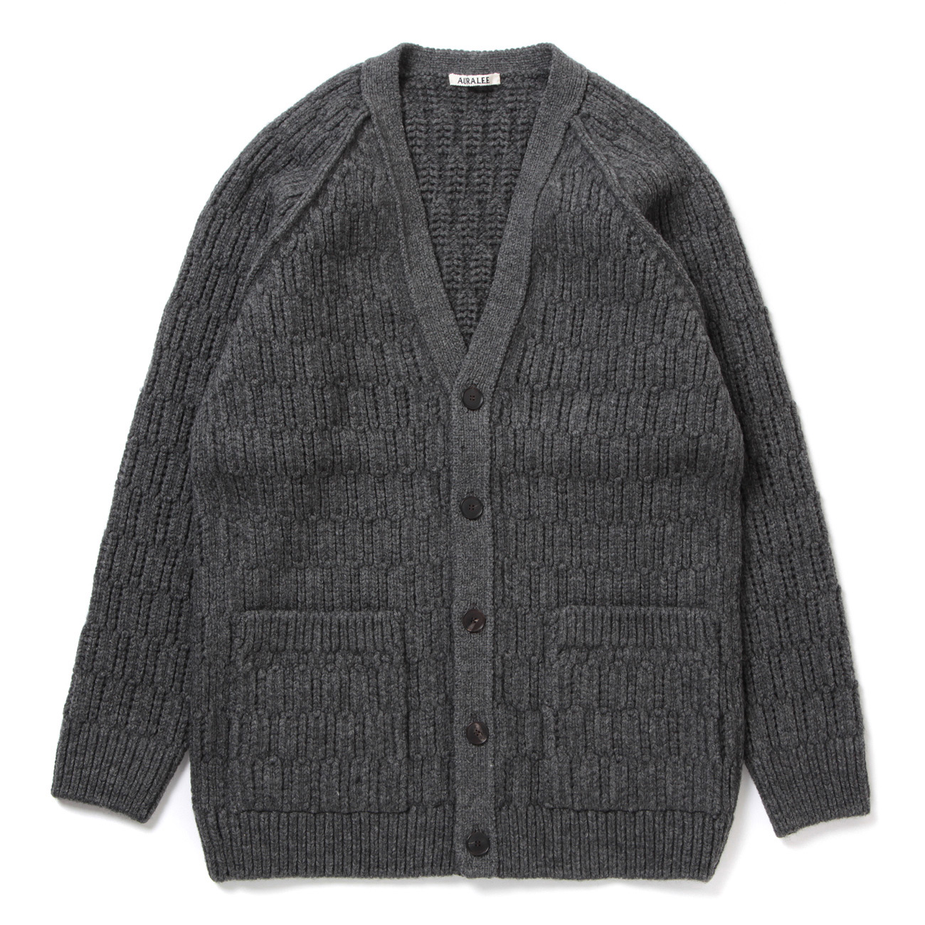 AURALEE / オーラリー | WOOL CORD RIB KNIT CARDIGAN (レディース
