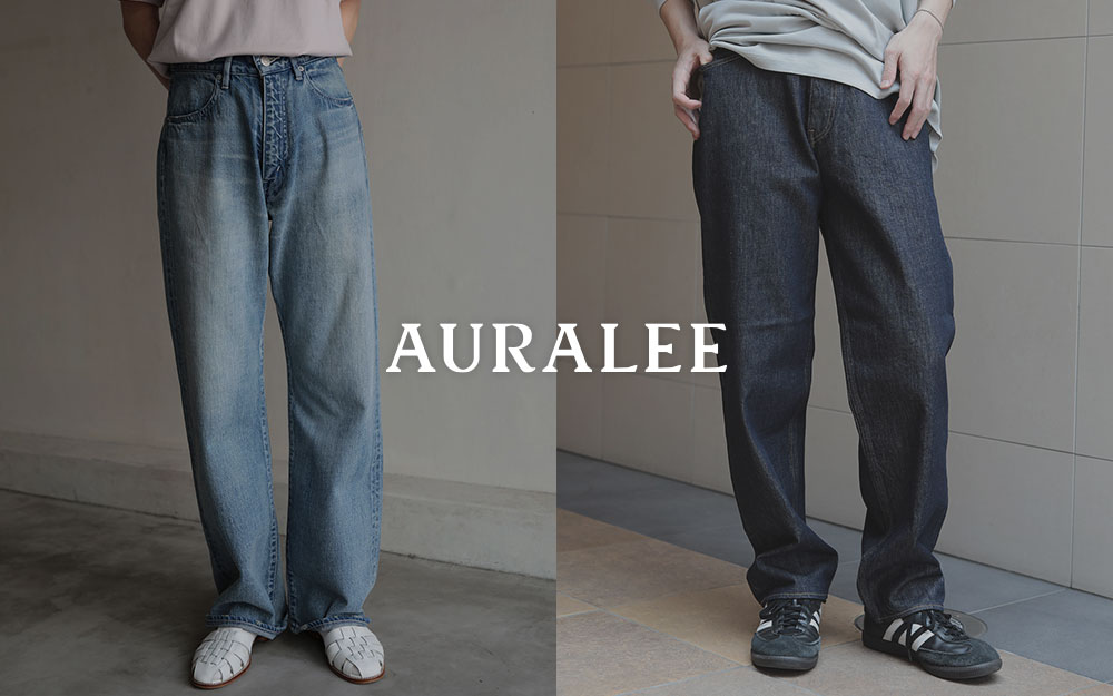 AURALEE / オーラリー | HARD TWIST DENIM WIDE PANTS (メンズ