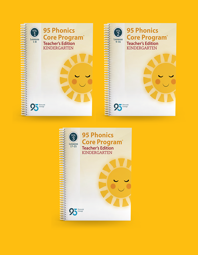 95 Phonics Core ProgramÂ® Kindergarten Teacher's Edition, Set of 3