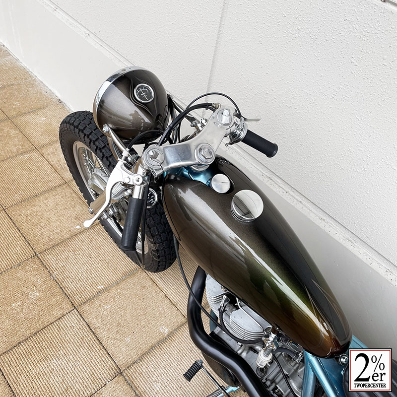 セパレートハンドル用トップブリッジI SR400/500 / 2％er オフィシャル