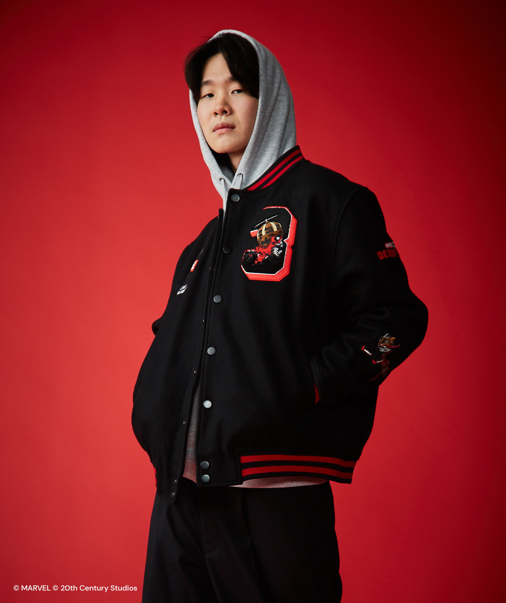 Deadpool varsity jacket | Team Liquid Store