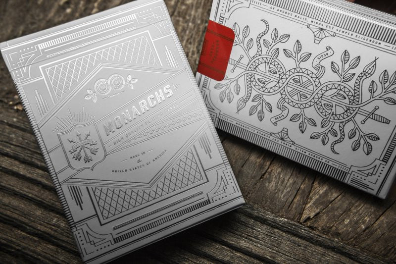 Silver Monarchs Playing Cards | theory11