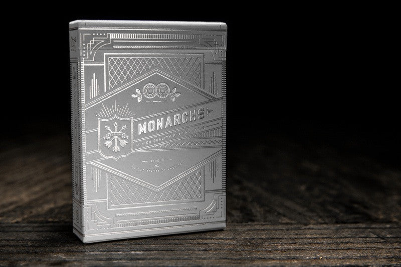 Silver Monarchs Playing Cards | theory11