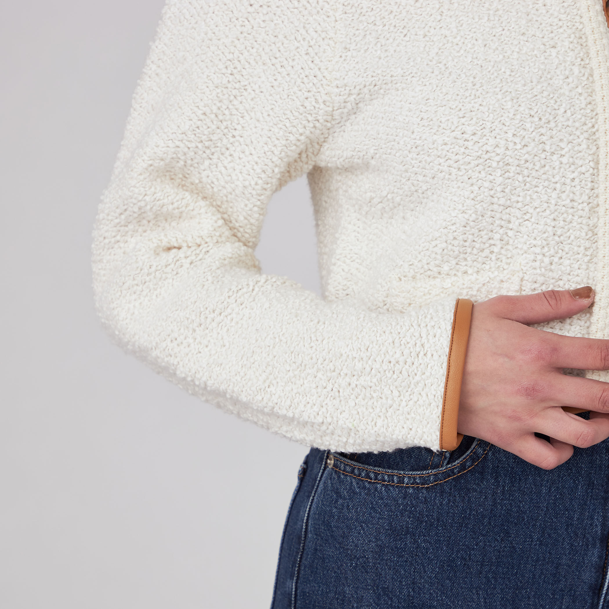 パイピング クルーネックカーディガン｜トゥモローランド 公式通販