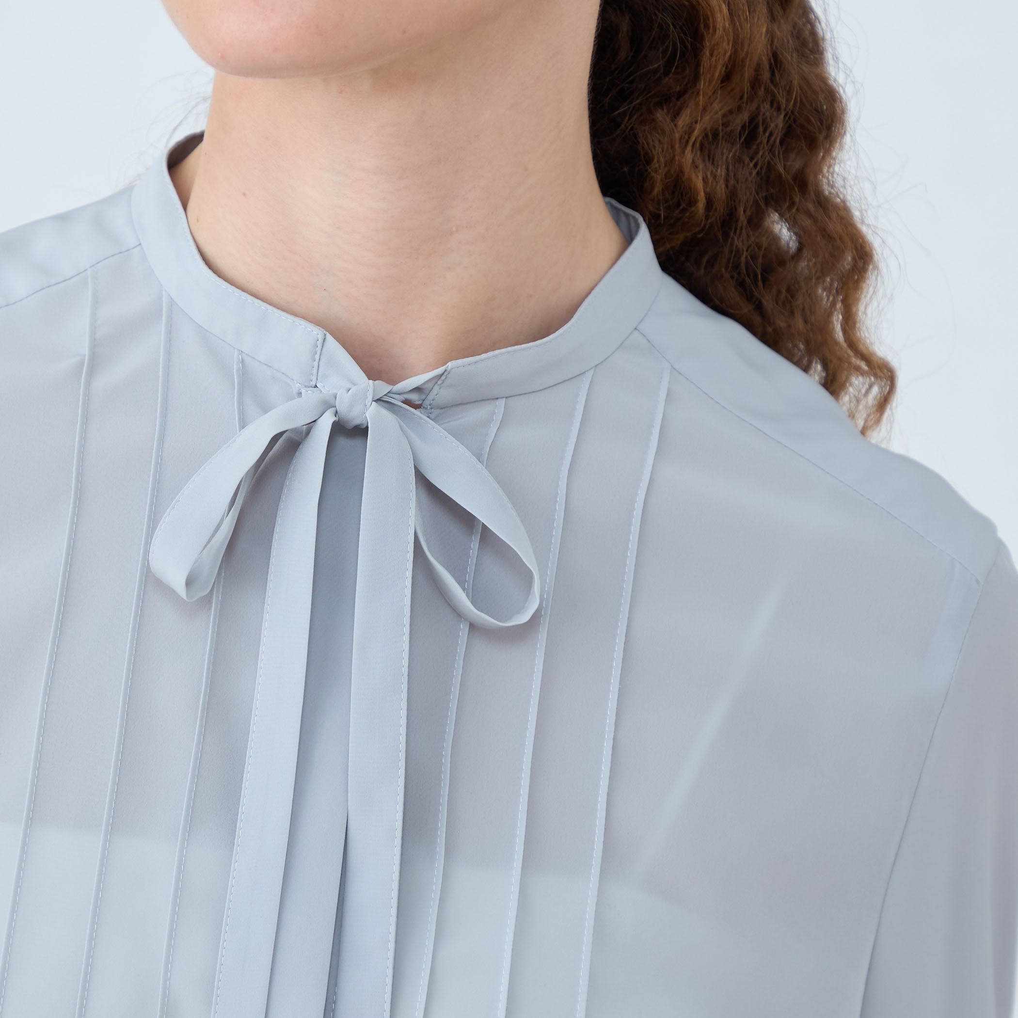 クリアデシン ボウタイブラウス｜トゥモローランド 公式通販