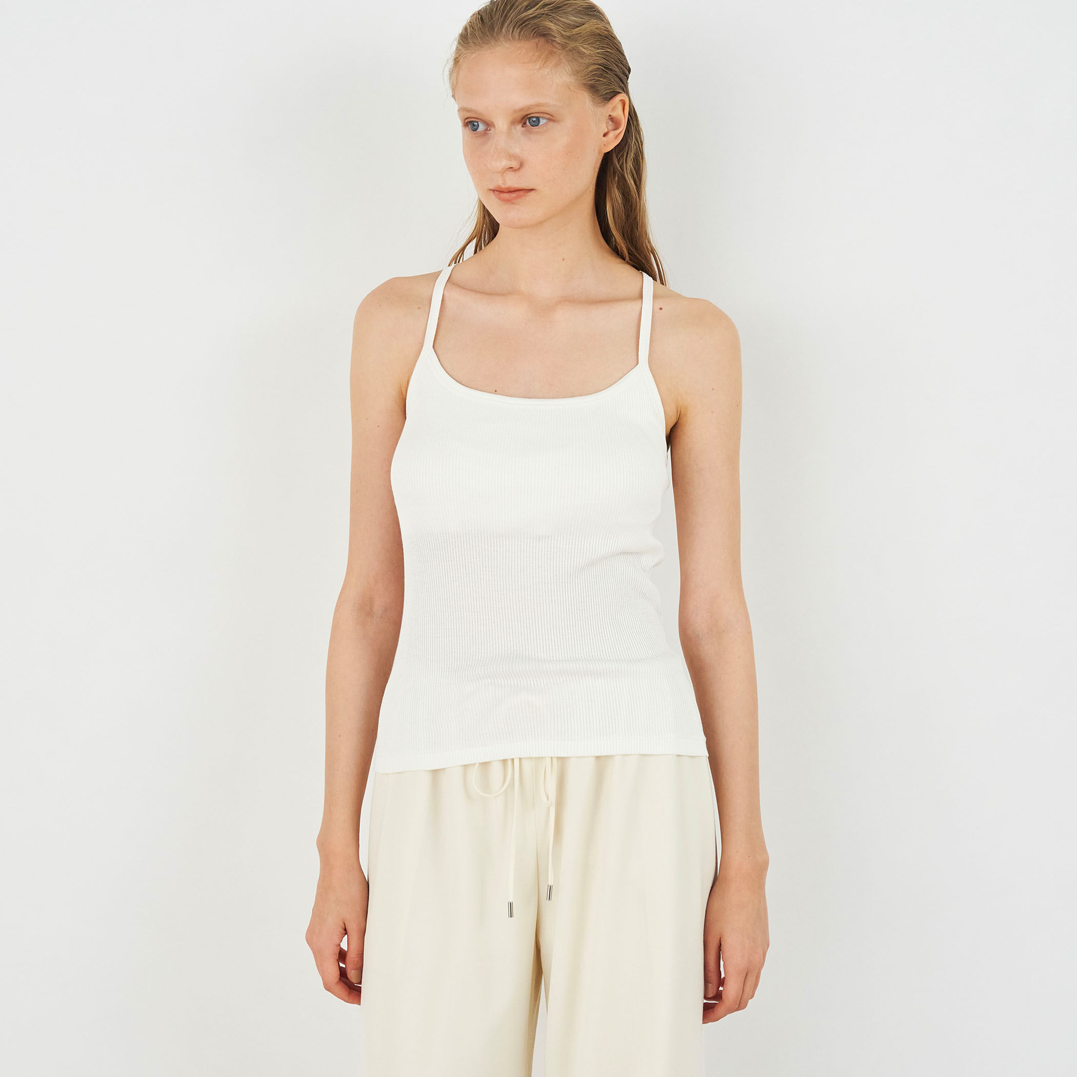 トゥモローランドコレクション コットンリネンリバー キャミソール