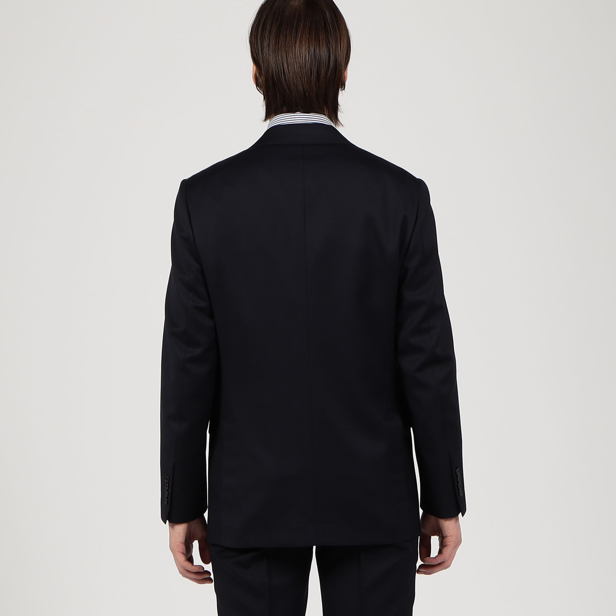 ウールツイル シングルブレステッド2Bジャケット HORIZON TWILL E