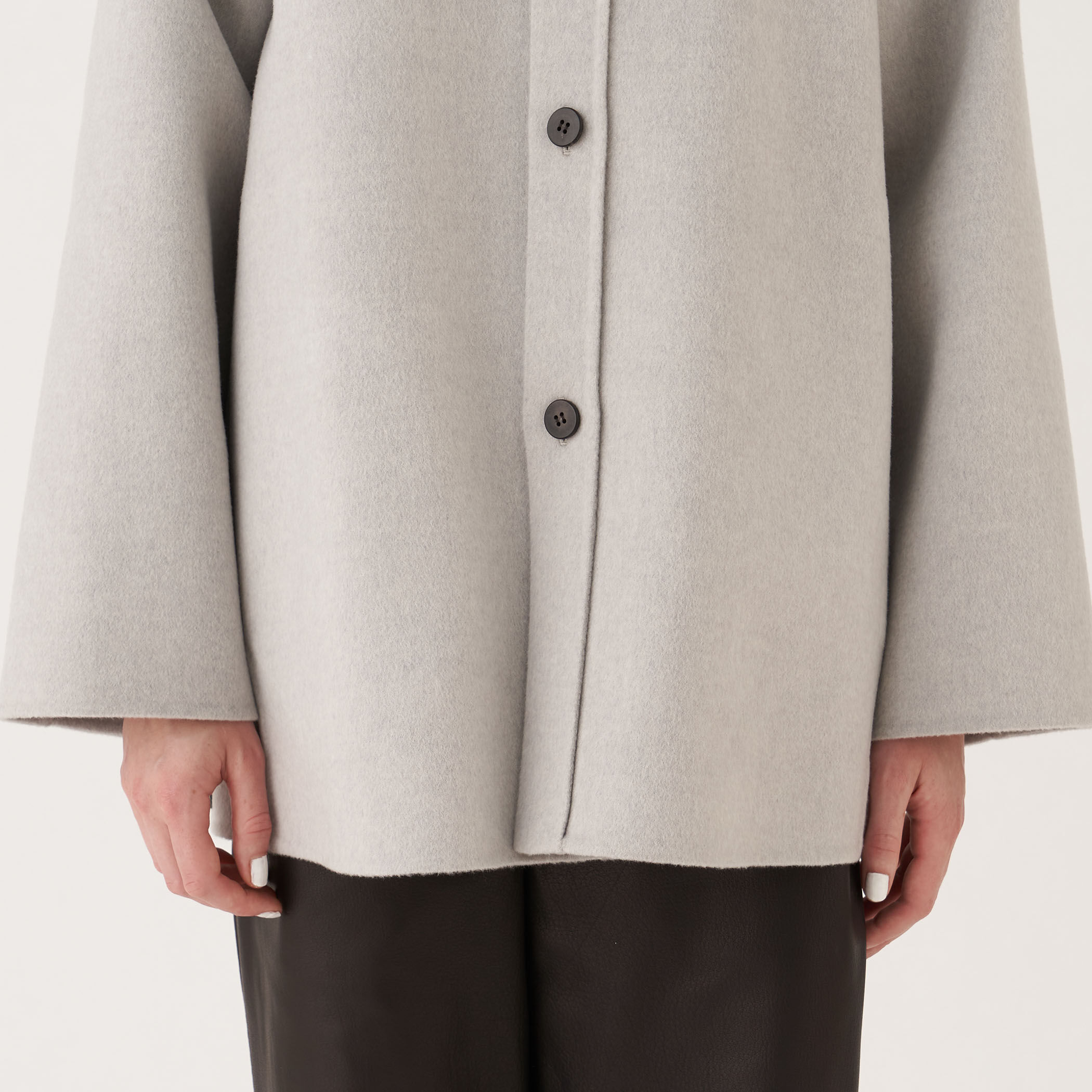 ダブルフェイス シャツコート｜トゥモローランド 公式通販