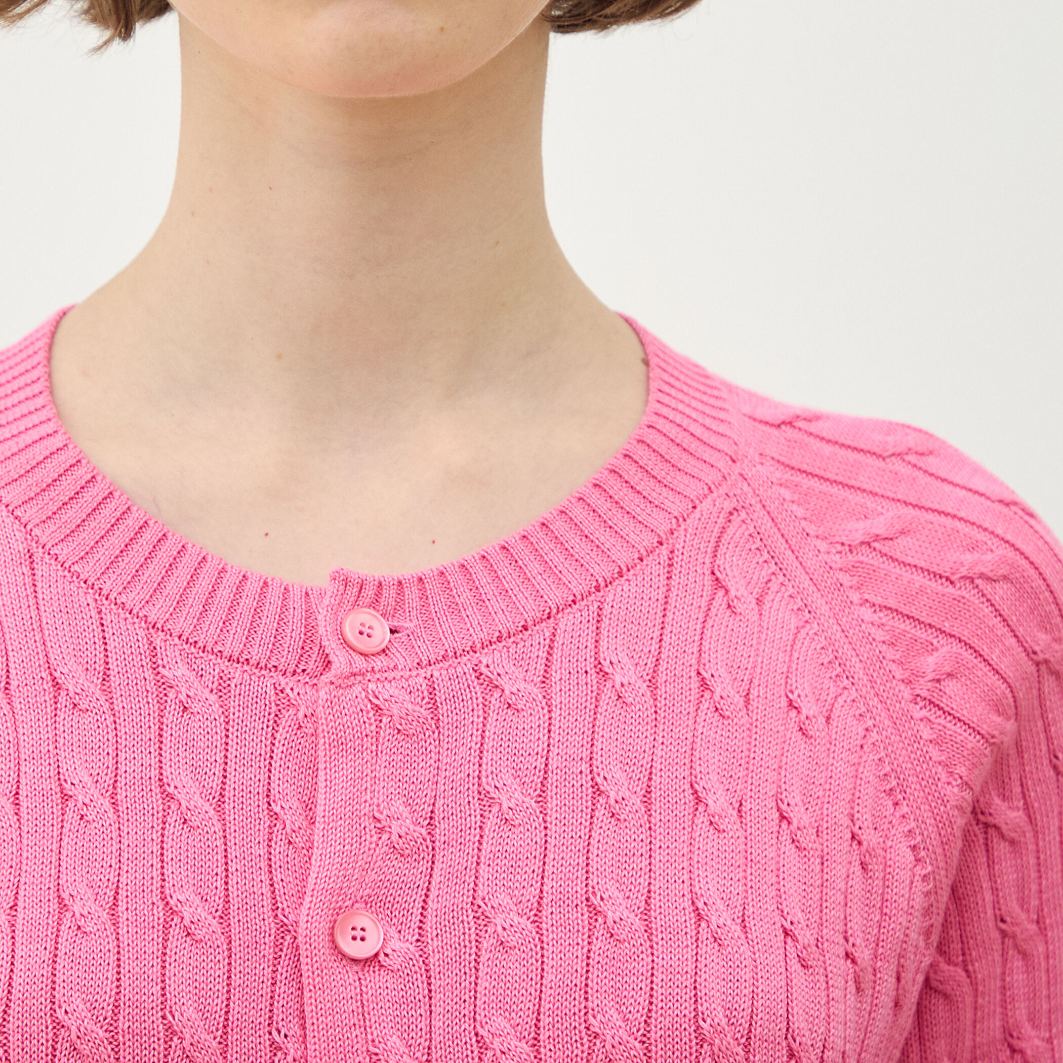 ギザケーブル クルーネックカーディガン｜トゥモローランド 公式通販