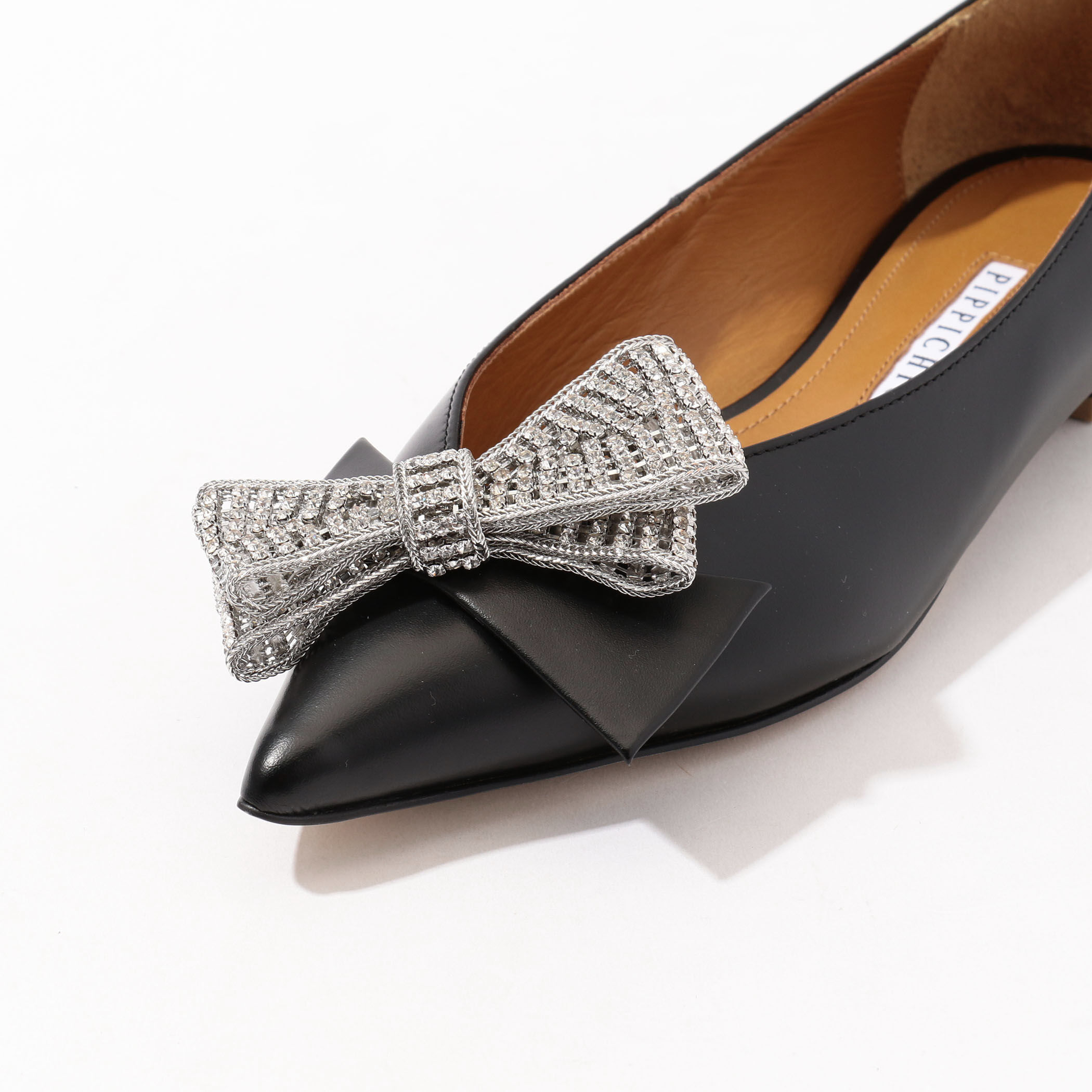 PIPPICHIC ANNA V JEWERLY 7 リボンフラットシューズ