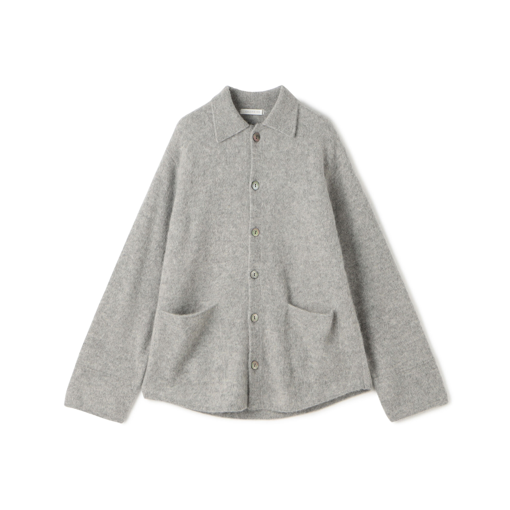 ベビーアルパカボイルド シャツカーディガン｜トゥモローランド 公式通販