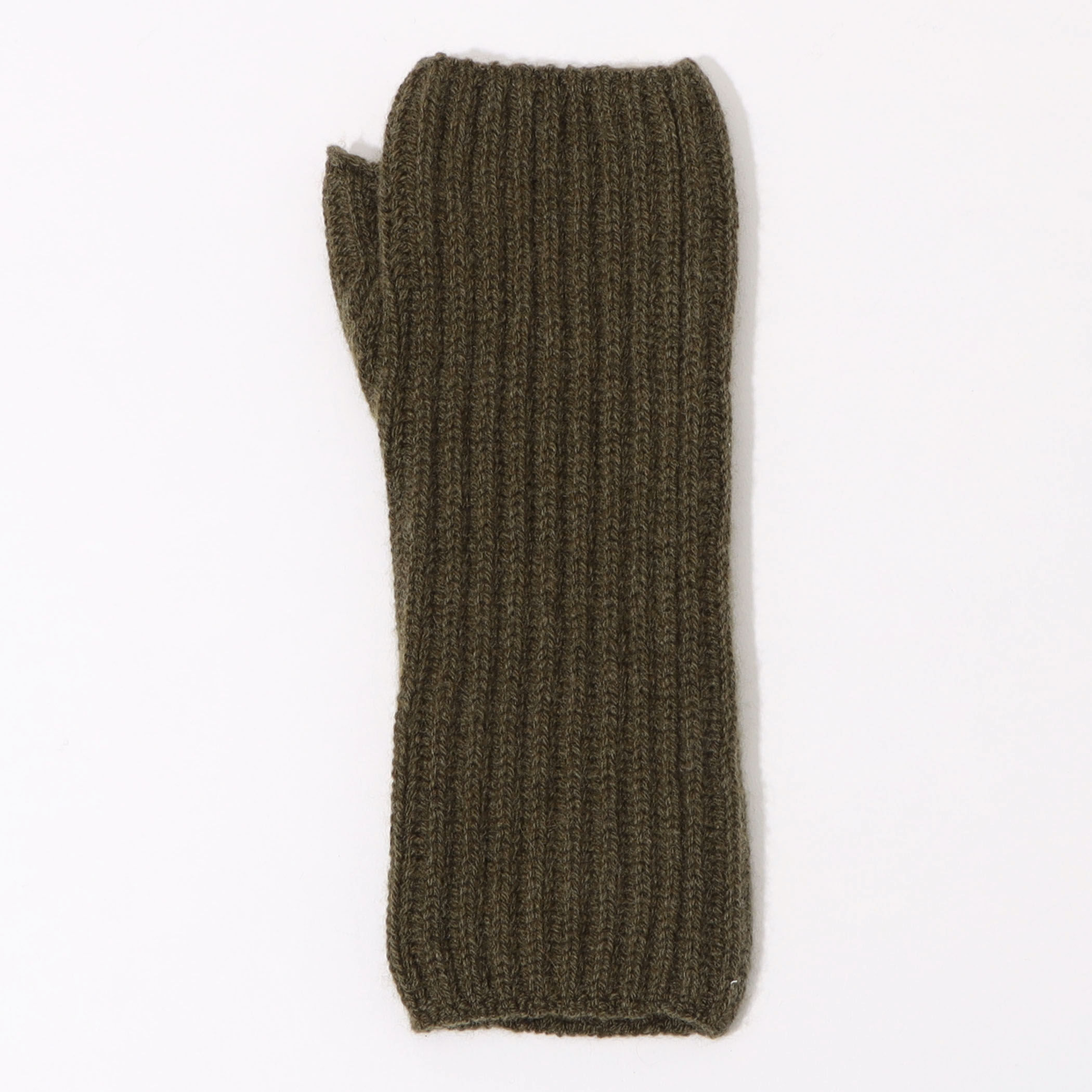 Johnstons of Elgin カシミヤ リブニットグローブ｜トゥモローランド