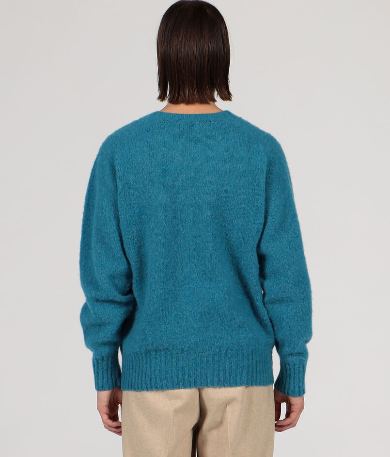 □【別注】Harley of Scotland ウール クルーネックプルオーバー