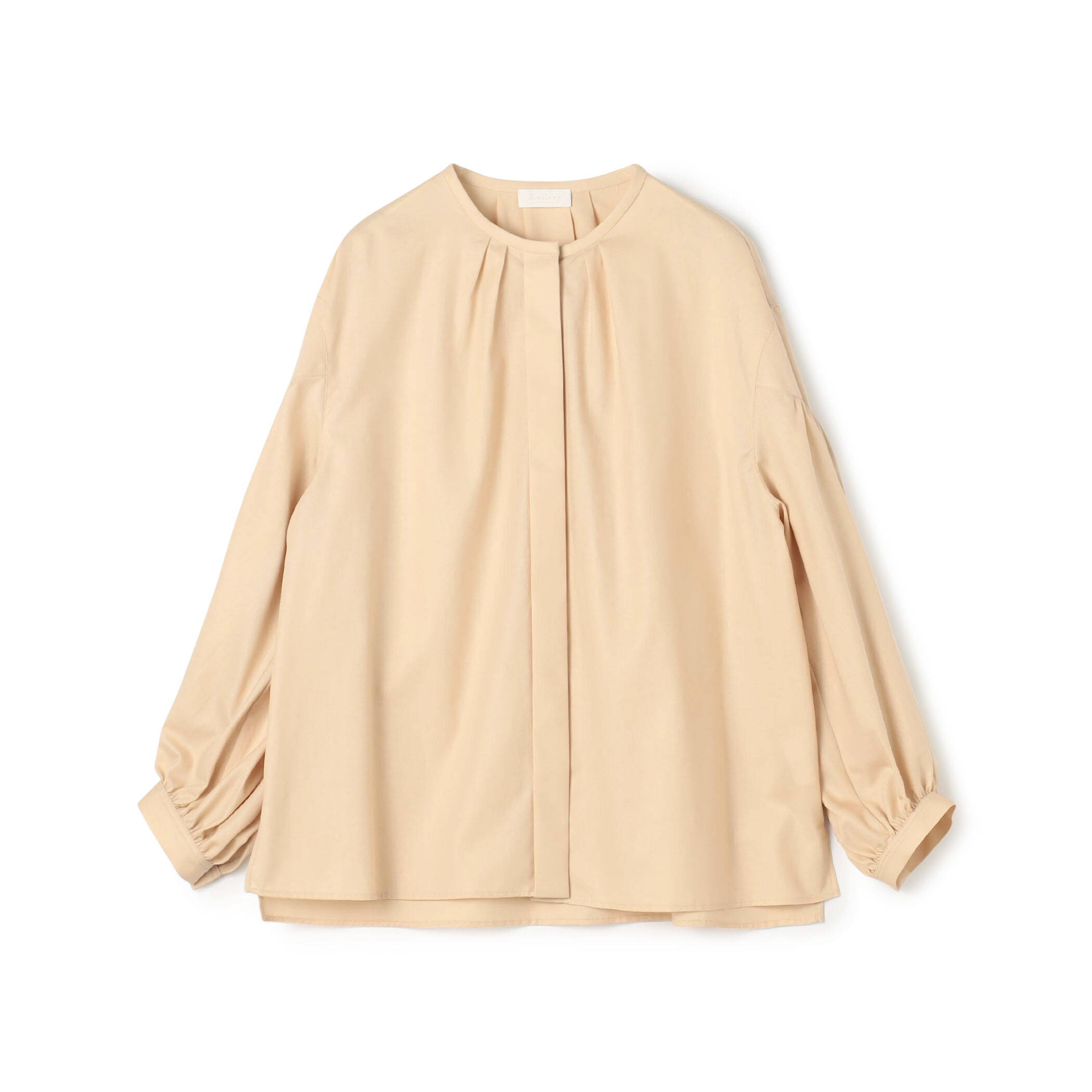 クリスタルコットン ギャザーパフブラウス｜トゥモローランド 公式通販