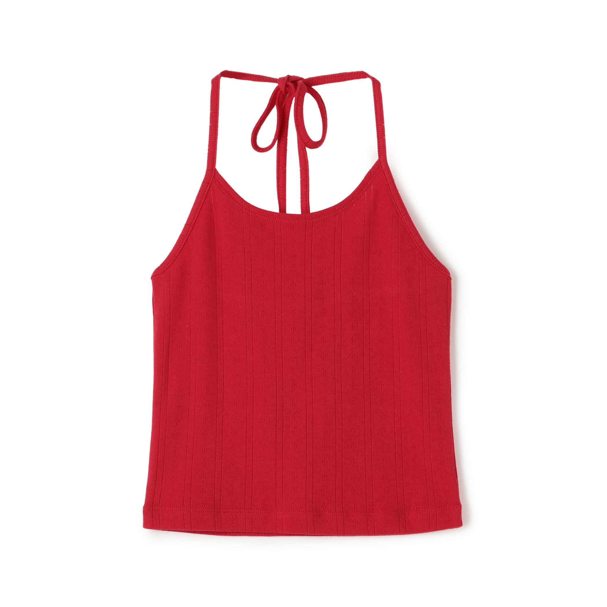 アイレットジャージー ホルターネック キャミソール｜トゥモローランド