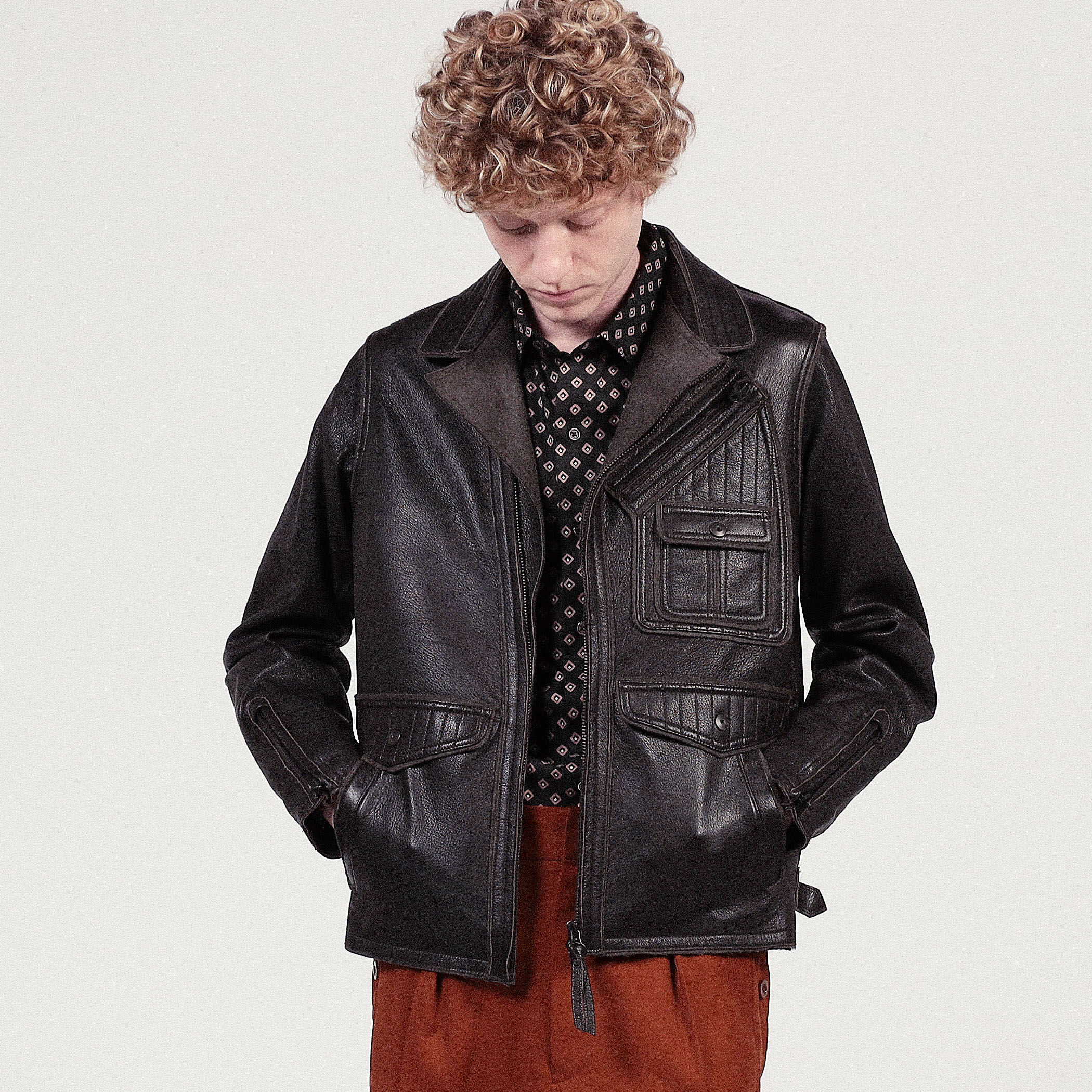 ゴートレザー ライダースジャケット｜トゥモローランド 公式通販