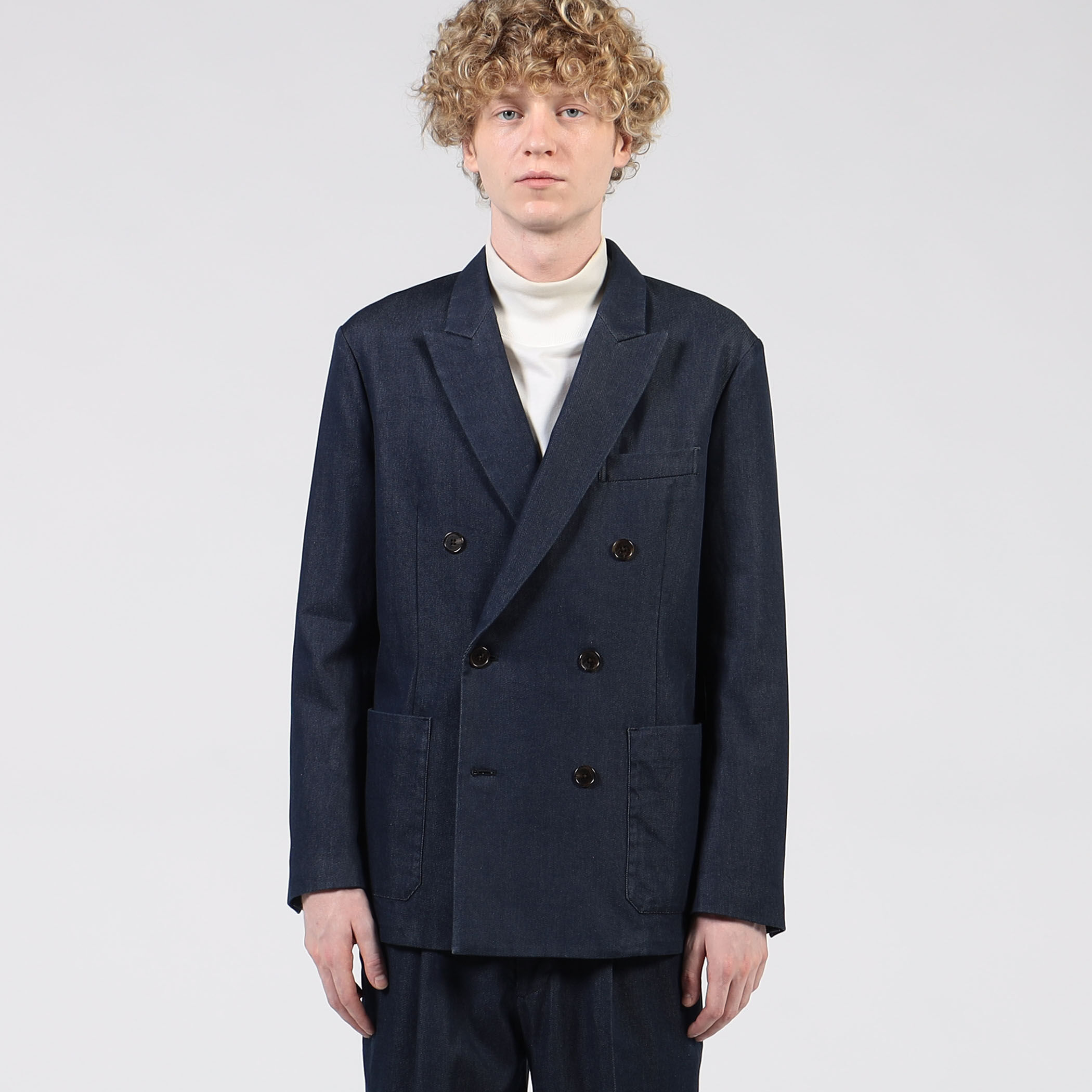 CABaN シーアイランドデニム ダブルブレストジャケット