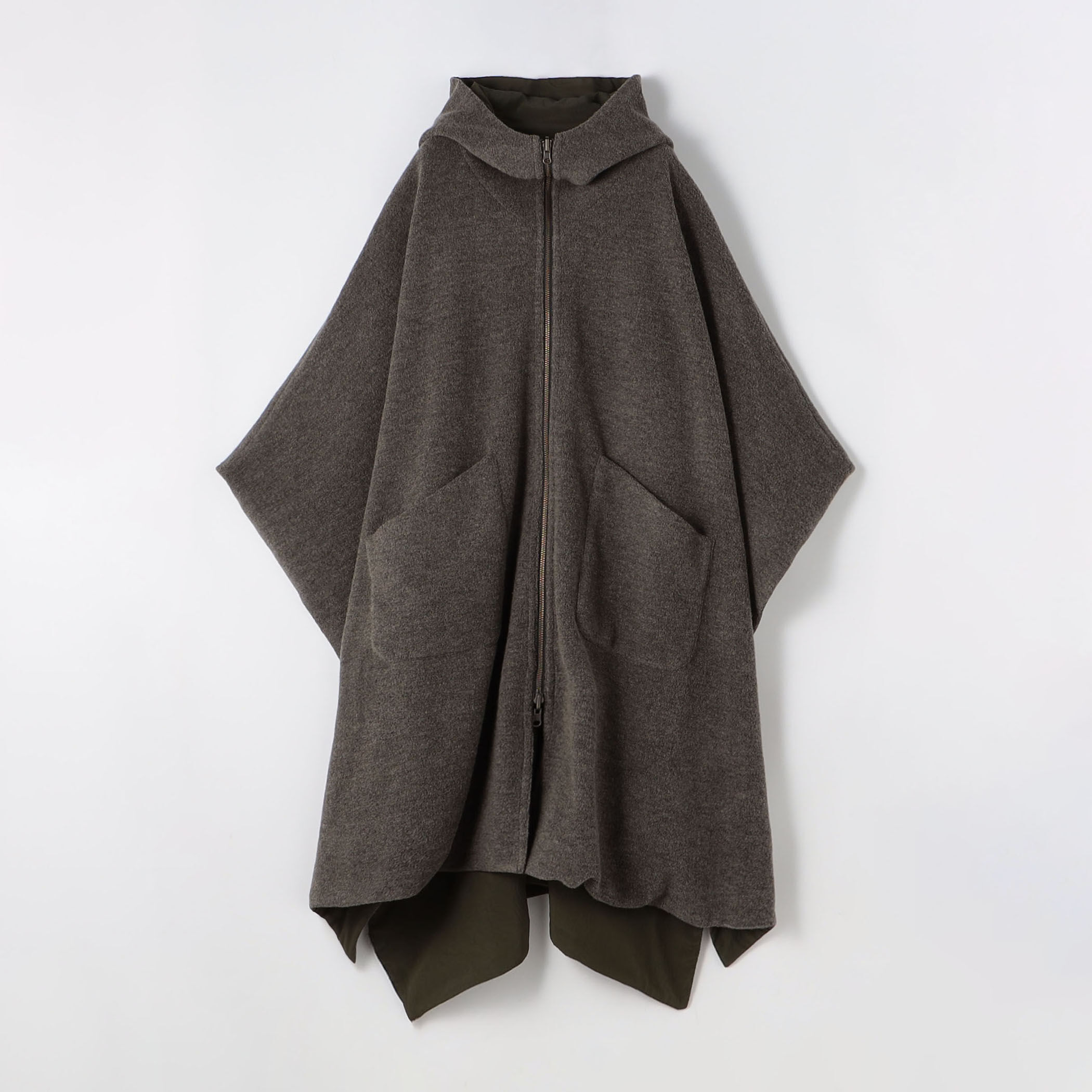 レーヨンウール リバーシブルポンチョ｜トゥモローランド 公式通販